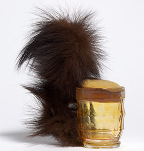 Image Credit: Meret Oppenheim, Eichhörnchen [Squirrel], 1969 fur, glass, plastic foam no.38 from an edition of 100 not signed or dated 23.0 (h) x 17.5 (w) x 8.0 (d) cm. Source: National Gallery of Australia, Canberra. NGA 2008.931 © Meret Oppenheim. Licensed by VISCOPY, Australia.